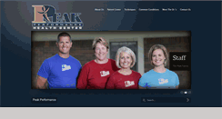 Desktop Screenshot of peakperformancehealthcenter.com
